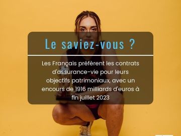 Les Français ont choisi les contrats d'assurance-vie comme leur première option pour répondre à leurs objectifs patrimoniaux. À fin juillet 2023, l'encours...
