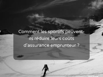 Les sportifs peuvent réduire leurs coûts d'assurance emprunteur en adoptant plusieurs stratégies. Les surprimes et exclusions de garanties sont courantes...