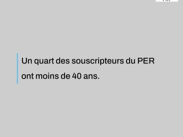 Un quart des souscripteurs du PER ont moins de 40 ans, une statistique révélatrice de l'intérêt croissant des jeunes pour la préparation de leur retraite....