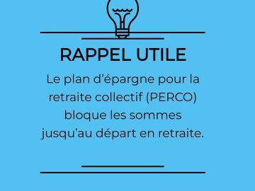 Le PERCO est un dispositif d'épargne qui bloque les fonds jusqu'à la retraite, garantissant ainsi une épargne dédiée à cette période de la vie. 

Cependant,...