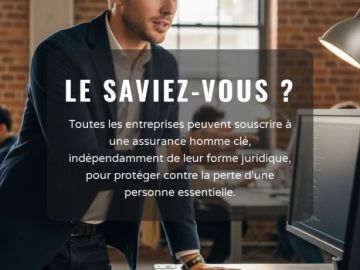 🔑 Protéger l'essentiel de votre entreprise est plus simple que vous ne le pensez. 

Voici comment l'assurance homme clé peut vous aider :

- Disponible pour...