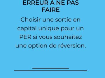 🔍 Lors de la souscription à un Plan d'épargne retraite (PER), voici trois points essentiels pour éviter une erreur coûteuse :

1. Comprendre l'option de...