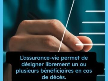L’assurance vie, seulement pour épargner ? Pas vraiment. 👀

Près d’un détenteur sur deux l’utilise avant tout pour transmettre son patrimoine.

Fiscalité...